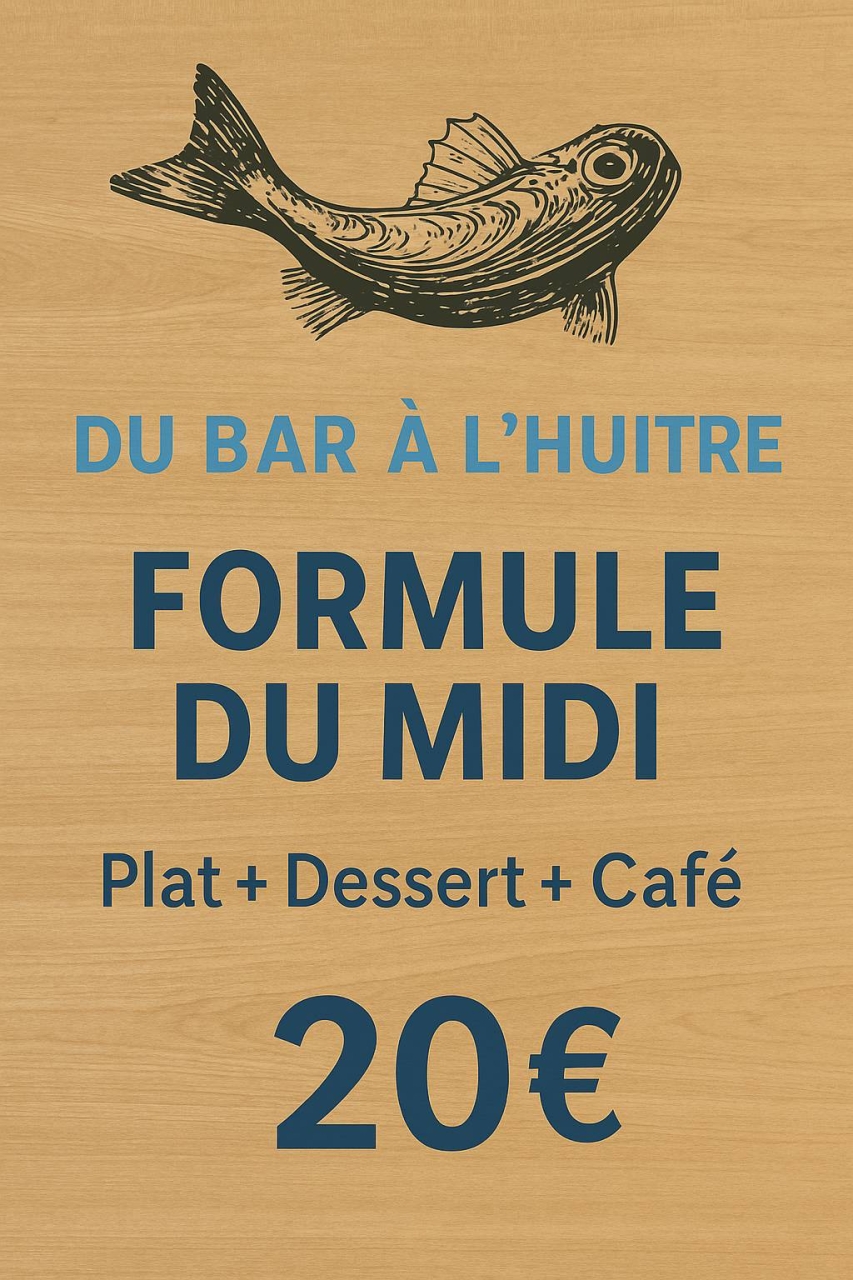 Du Bar à L'Huître - Les Menus - Restaurant Arles - les meilleurs restaurant de ARLES